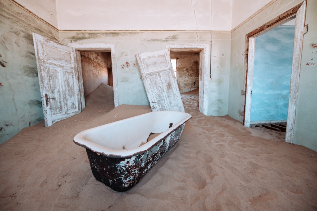 Innenraum in Kolmanskop