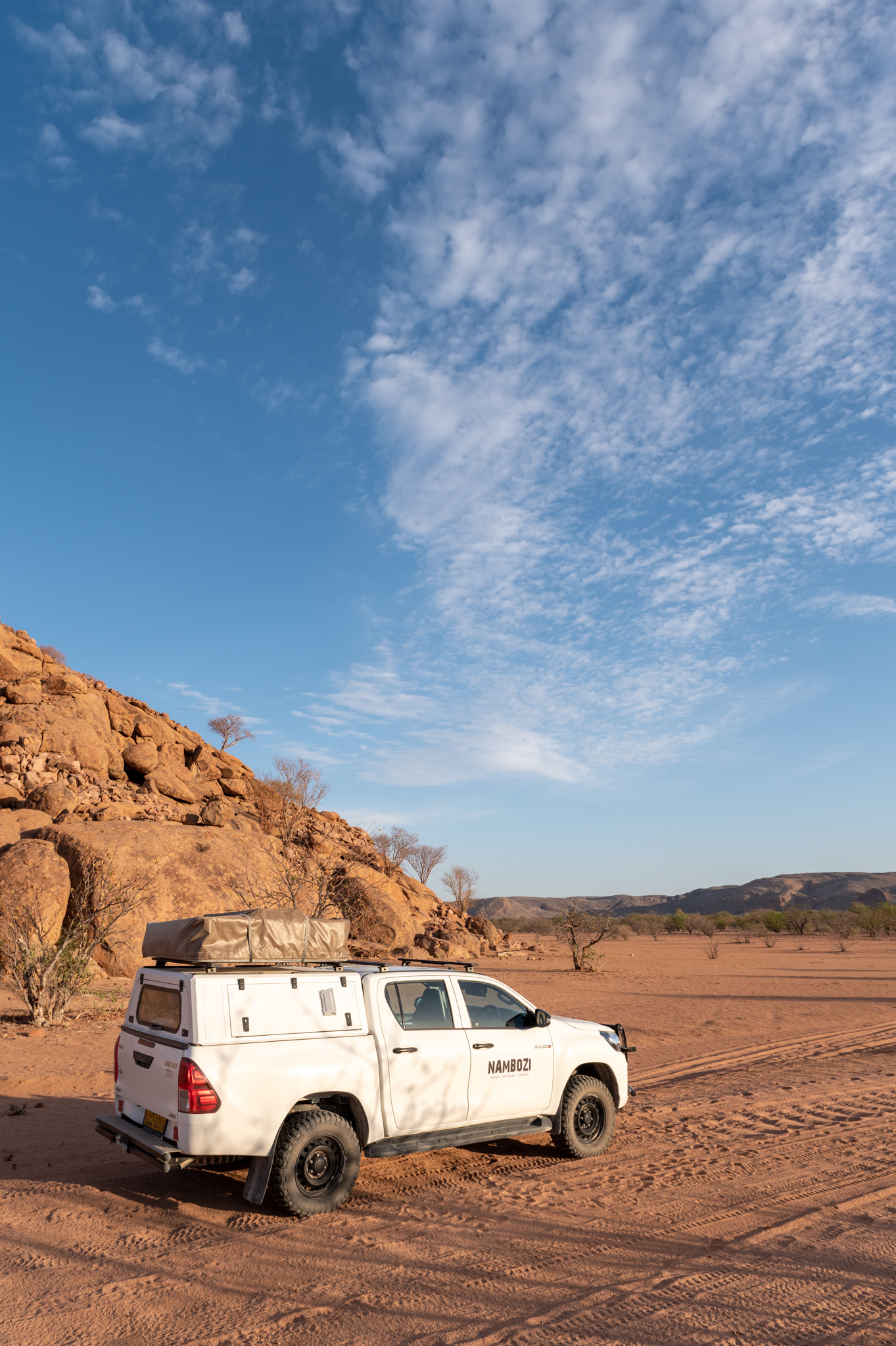 Namibia mit dem Dachzelt