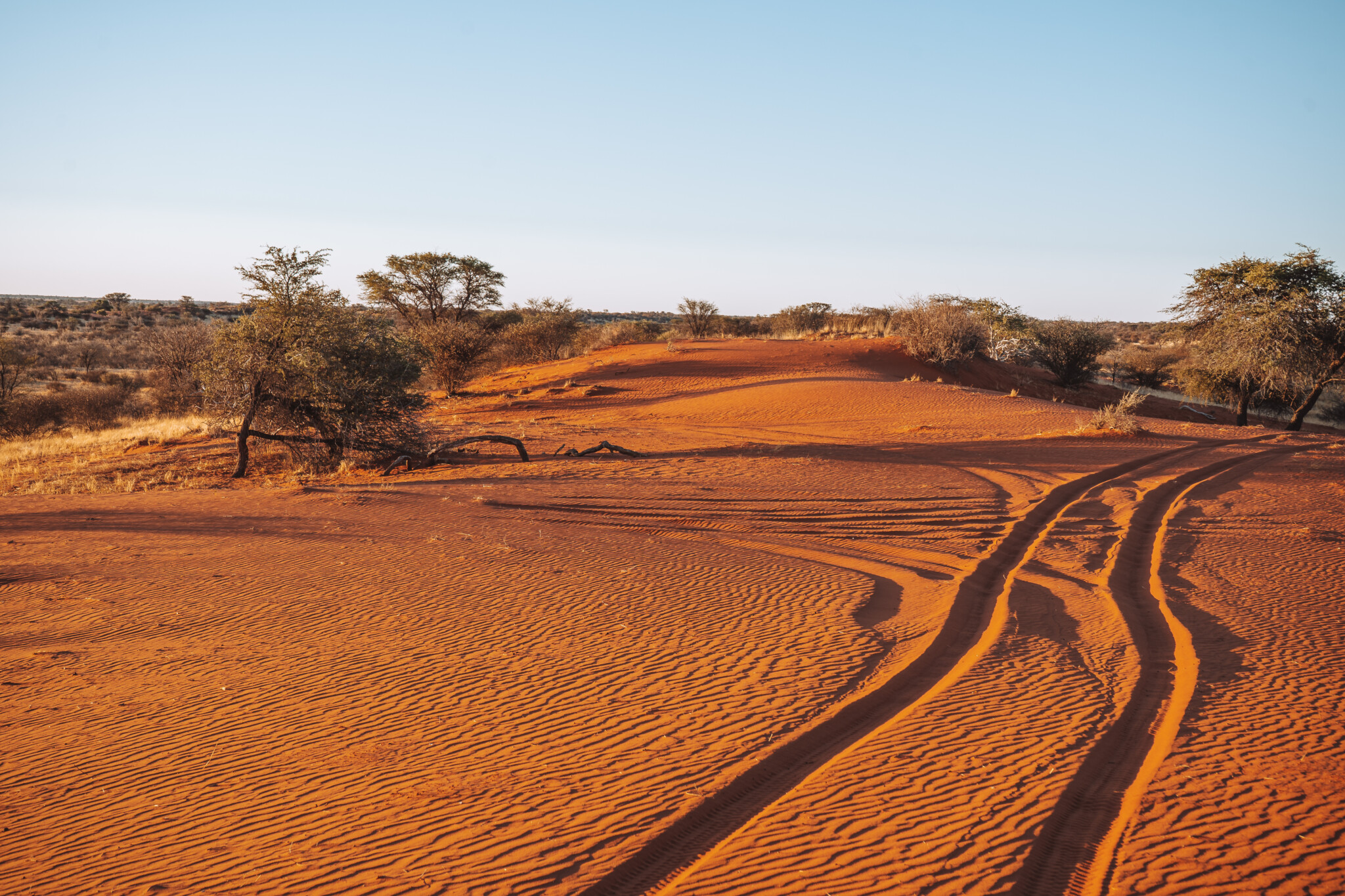 Sandpiste in Namibia