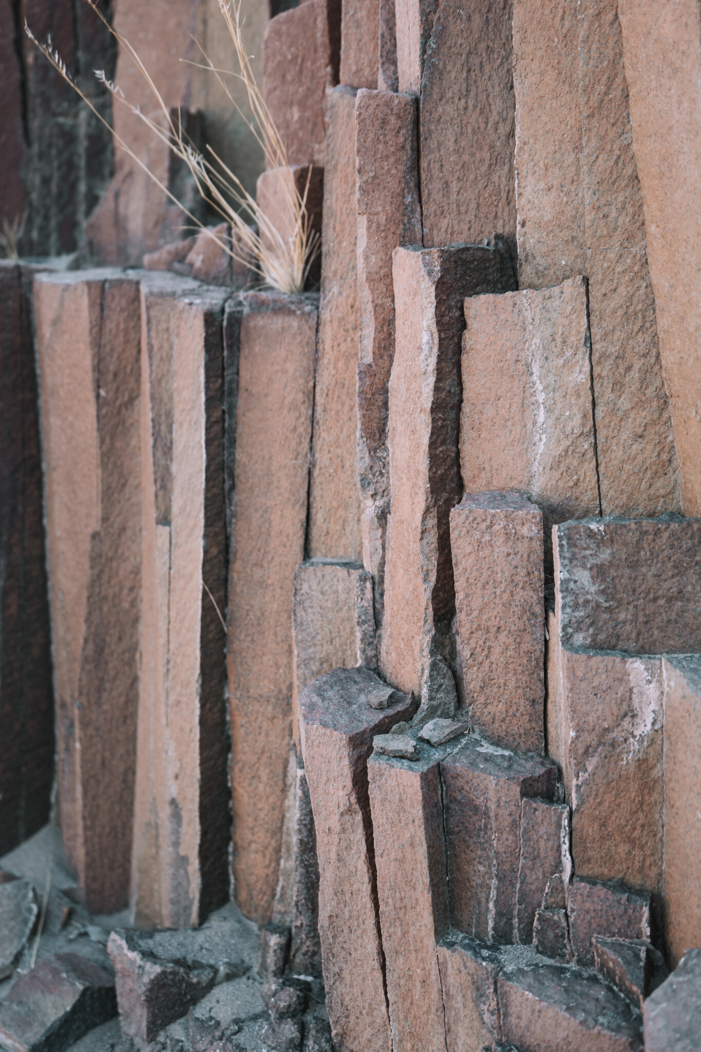 Felsen Orgenpfeifen in Namibia