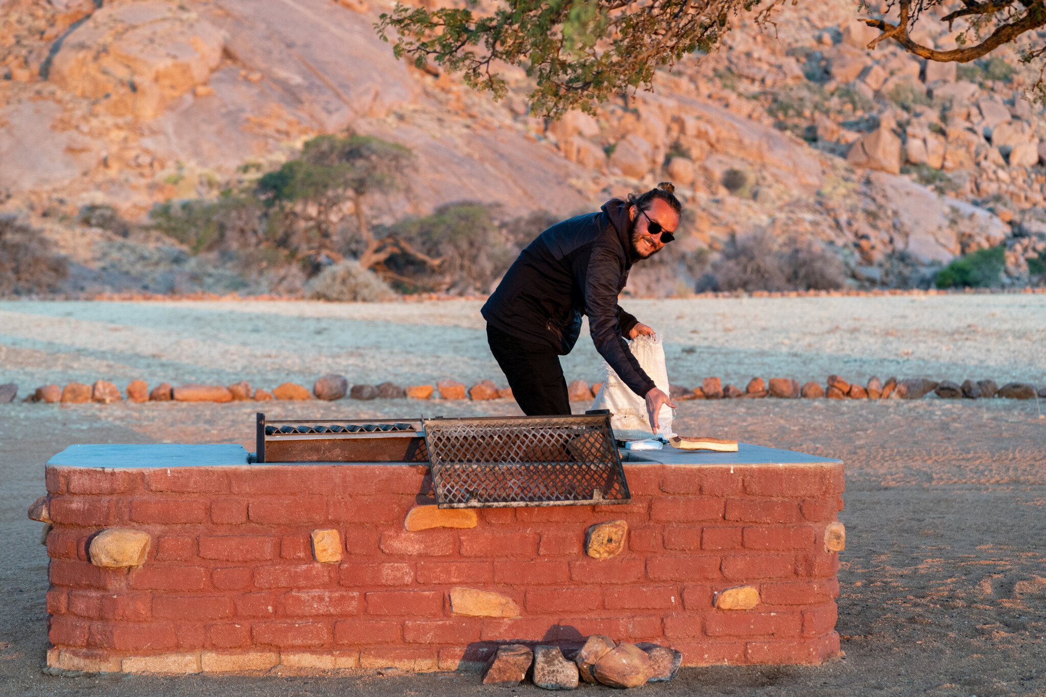 Grillen in Namibia