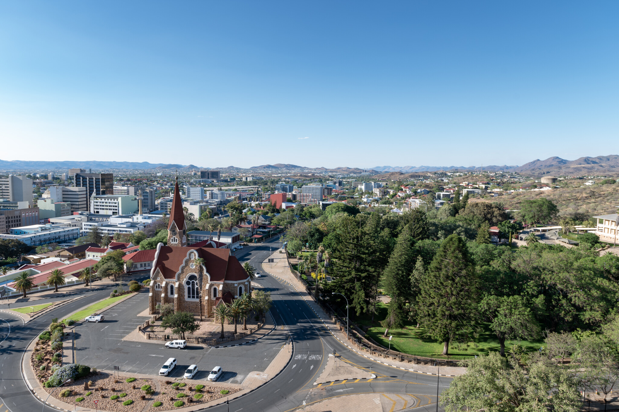 Ausblick auf Windhoek in Namibia