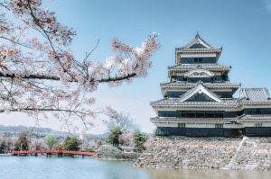 Burg Matsumoto in Japan