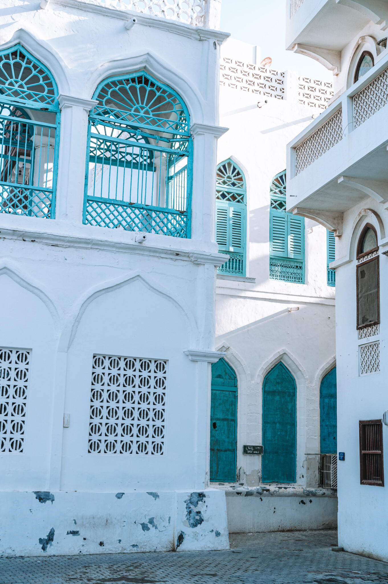 Hintergasse von Maskat im Oman