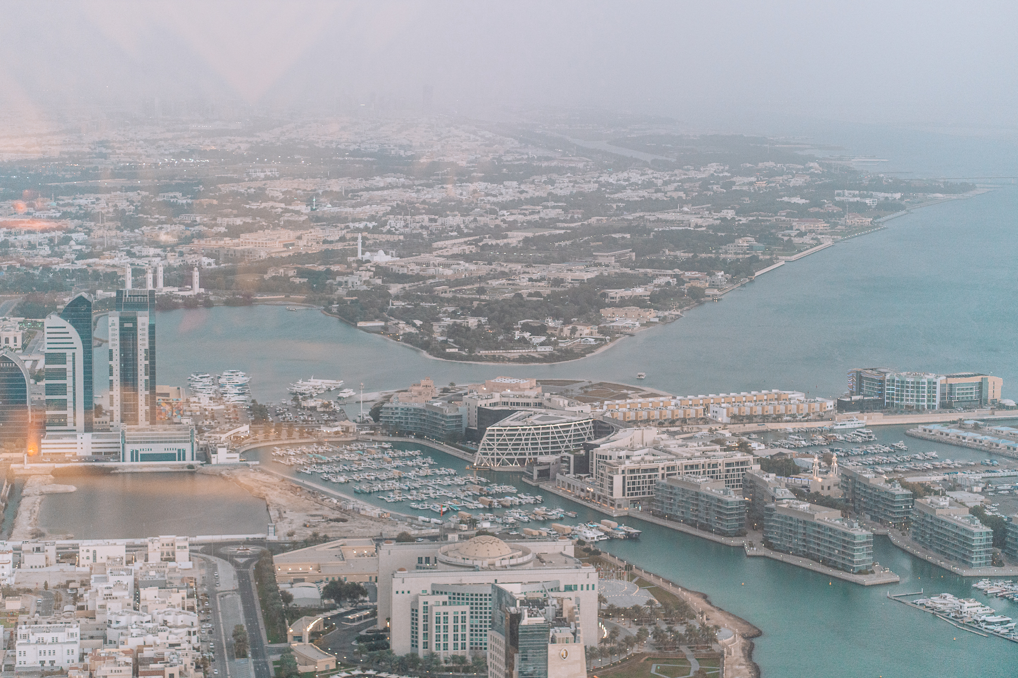 Ausblick von den Etihad Towers