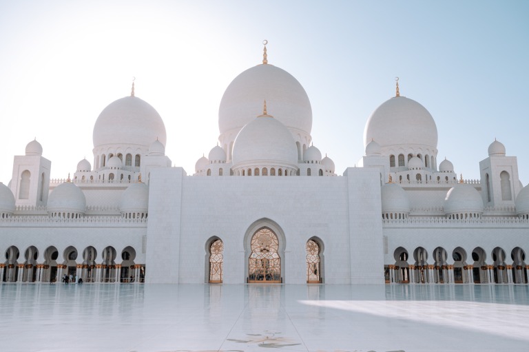 Sheikh Zayed Moschee in Abu Dhabi