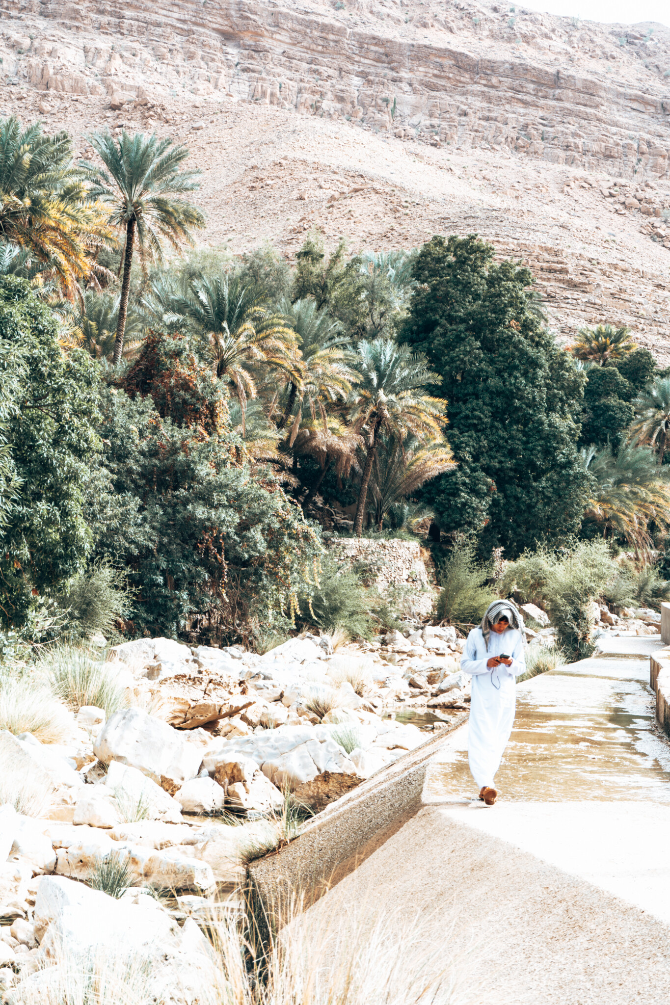 Wadi Shams im Oman