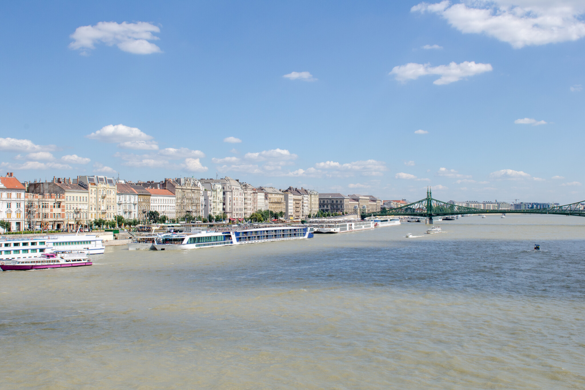 Das Donauufer in Budapest