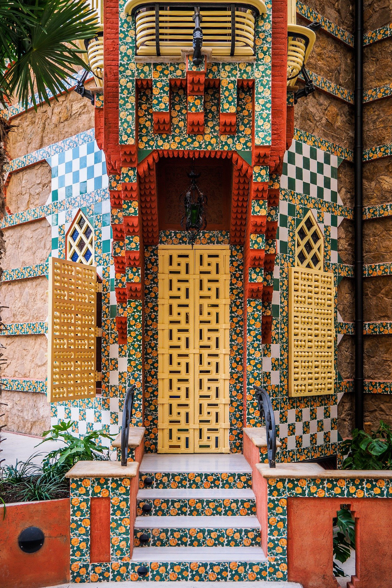 Casa Vicens in Barcelona von außen