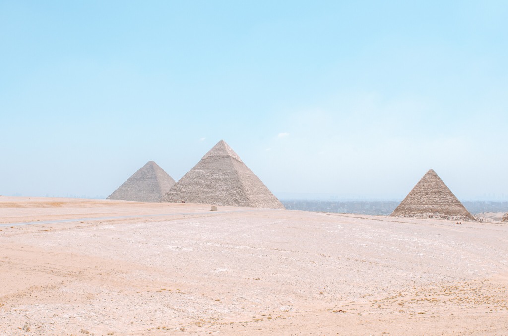 Die drei Pyramiden von Gizeh