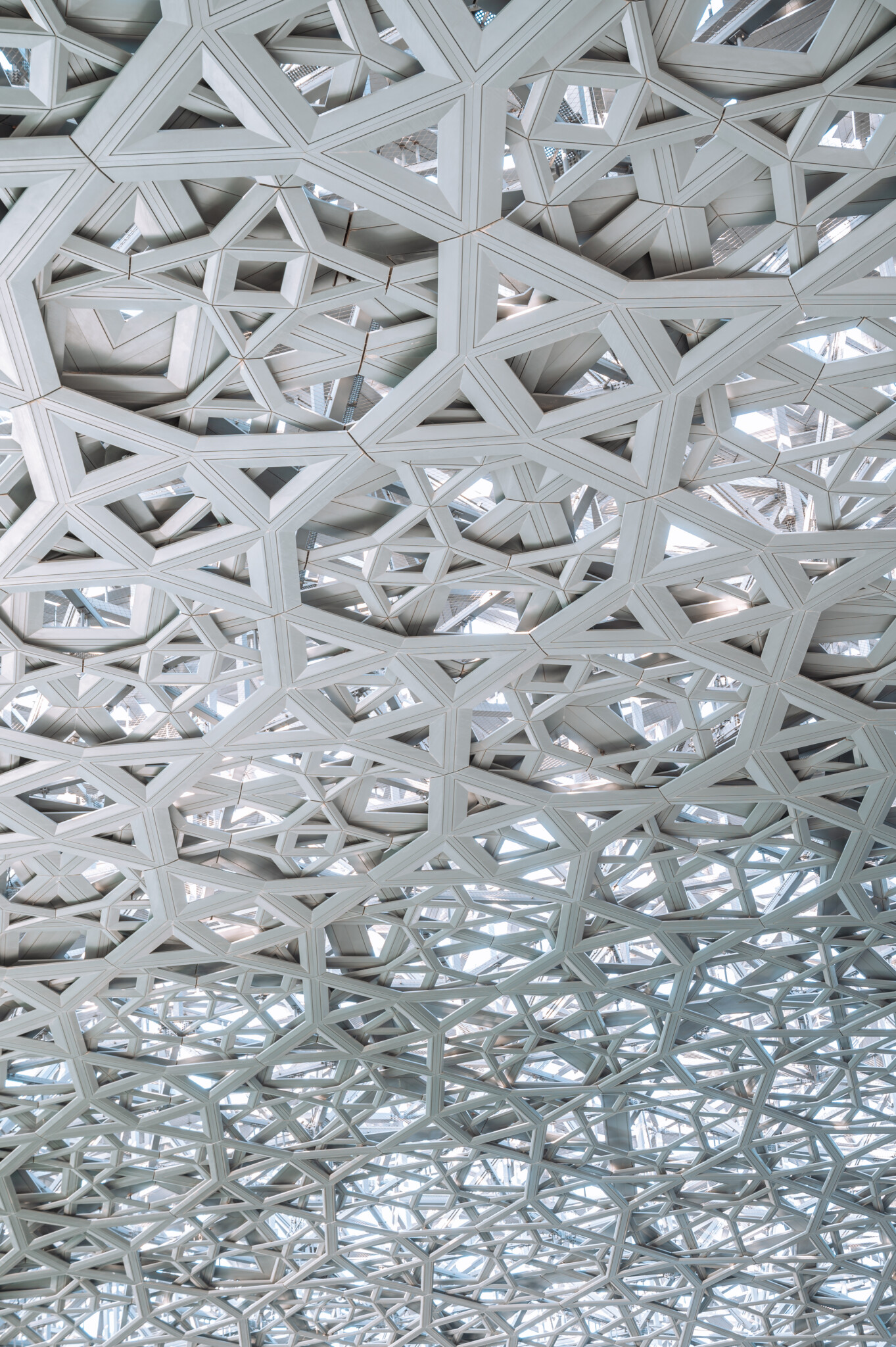 Architektur des Louvre Abu Dhabi Museums