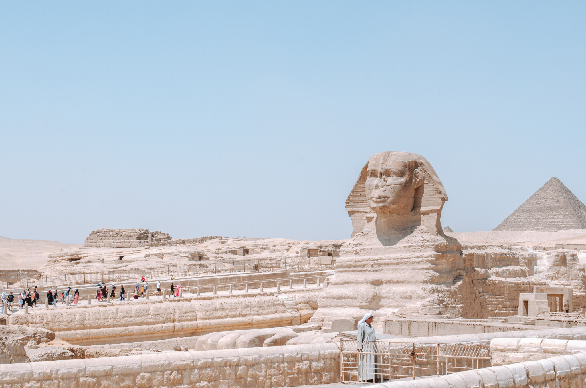 Die Sphinx bei Kairo in Ägypten