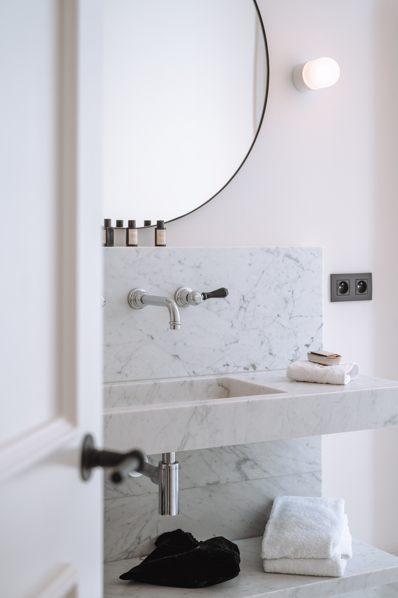 Badezimmer im Hotel Riga
