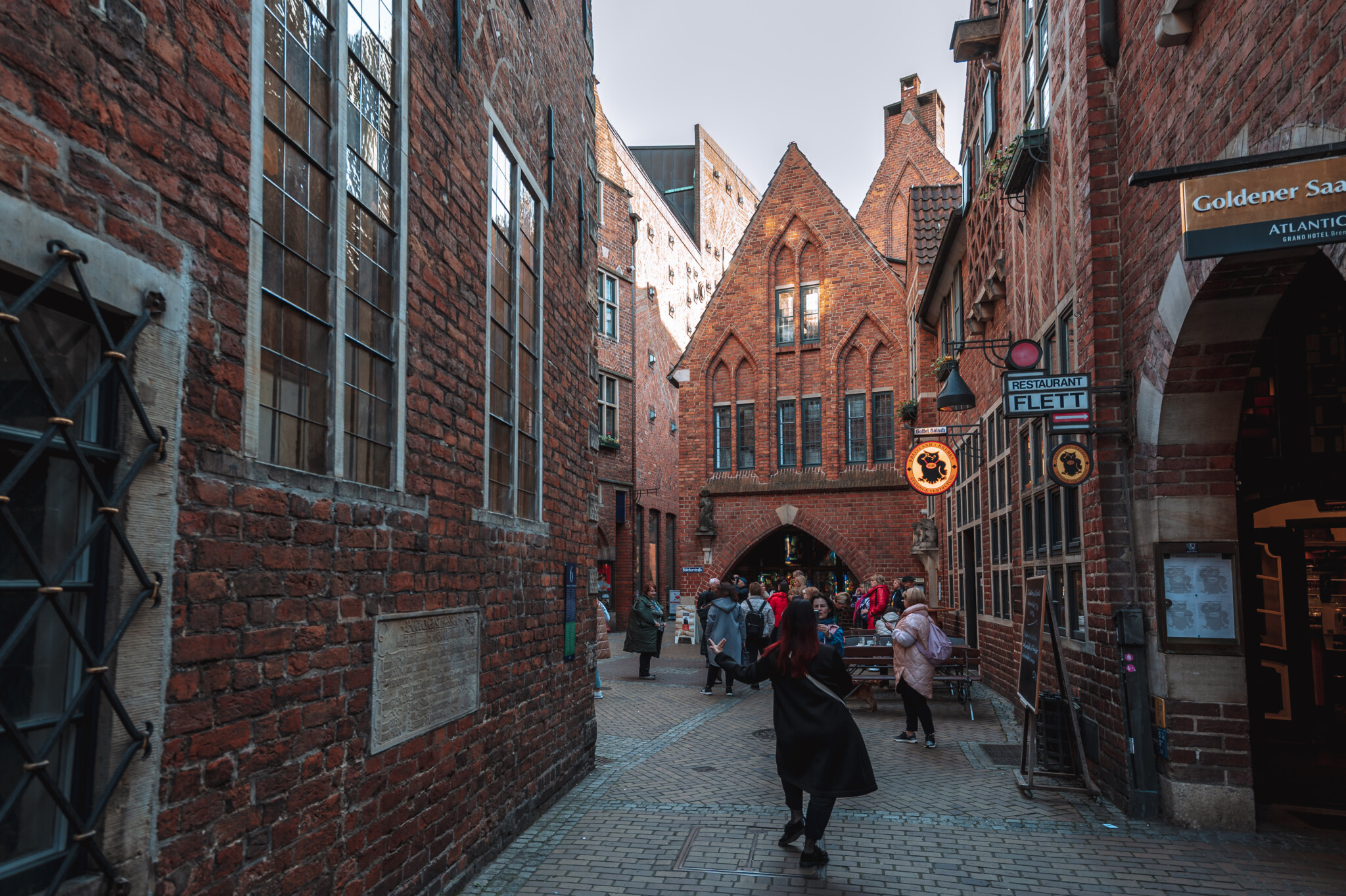 In der alten Böttcherstraße in Bremen