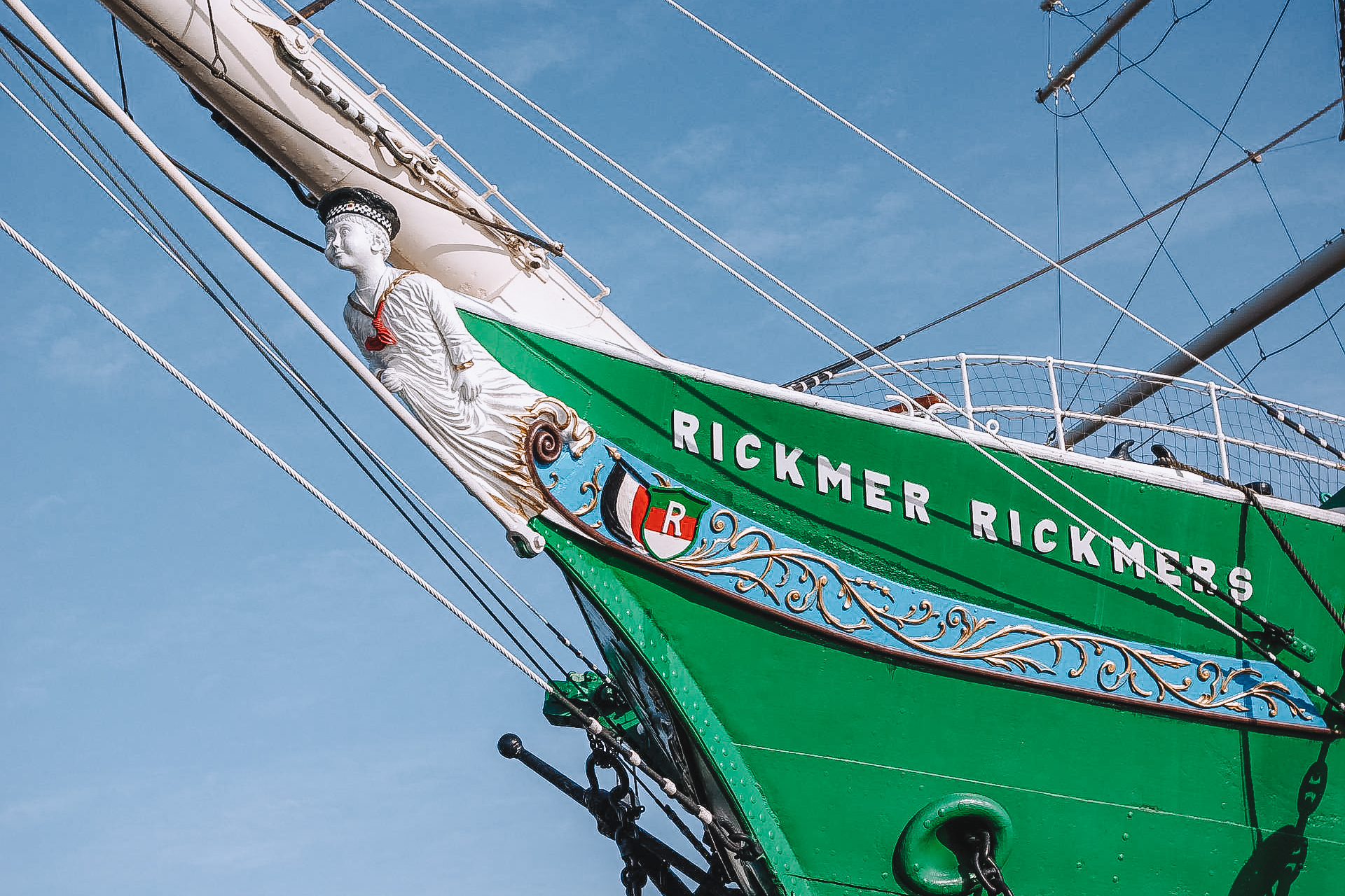 Das Museumsschiff Rickmer Rickmers