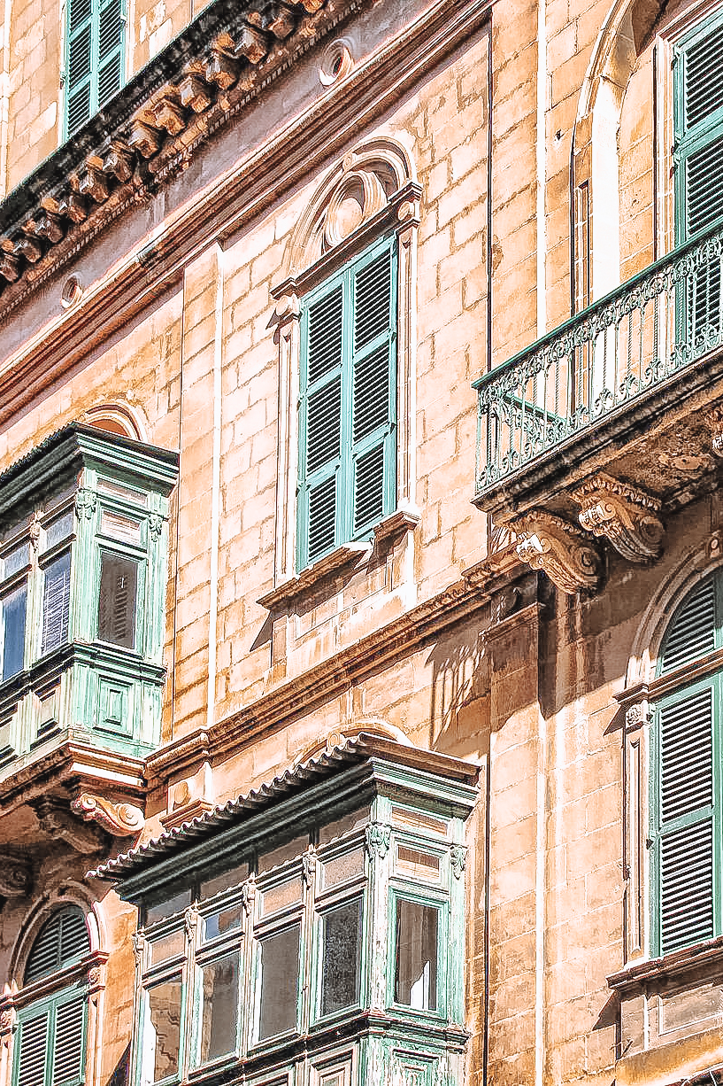 Ein altes Haus in Valletta