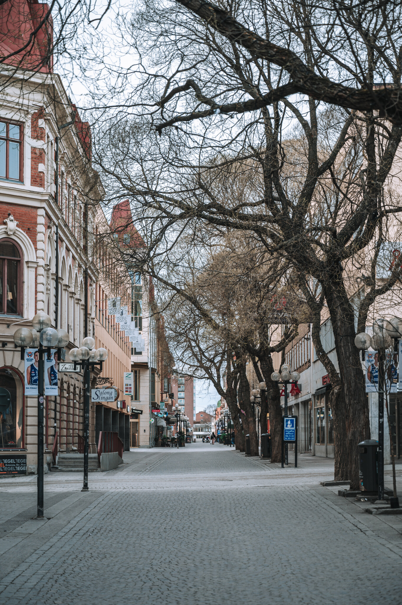 Innenstadt von Östersund in Schweden
