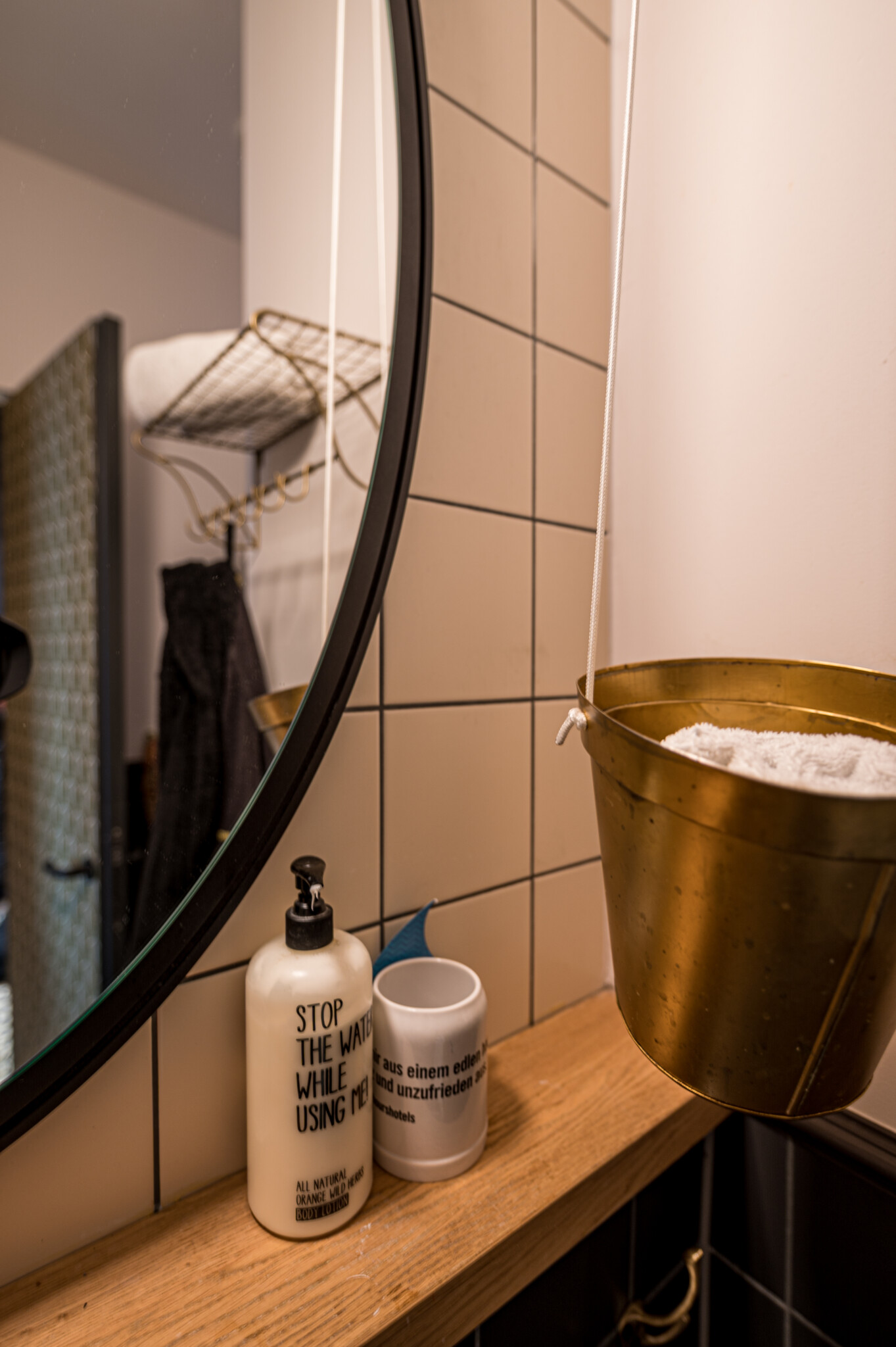 Badezimmer 25hours Hotel München