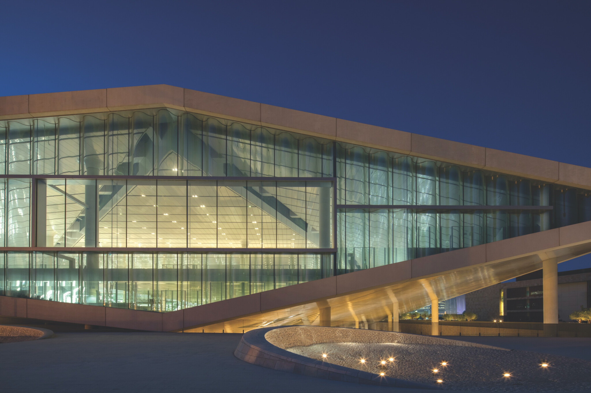 Die Nationalbibliothek von Katar zählt zu den besten Sehenswürdigkeiten Dohas