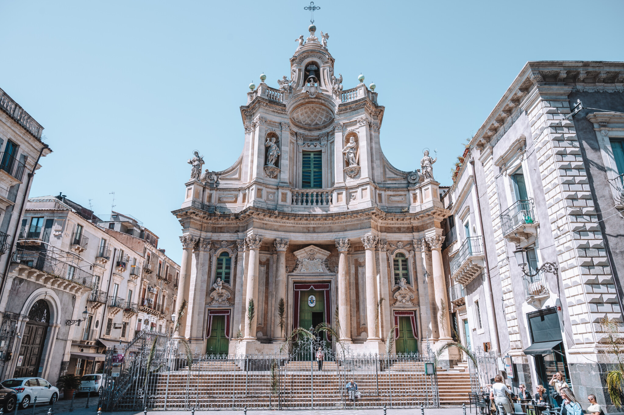 Die Kirche Kollegiata ist eine der berühmtesten Sehenswürdigkeiten Catanias
