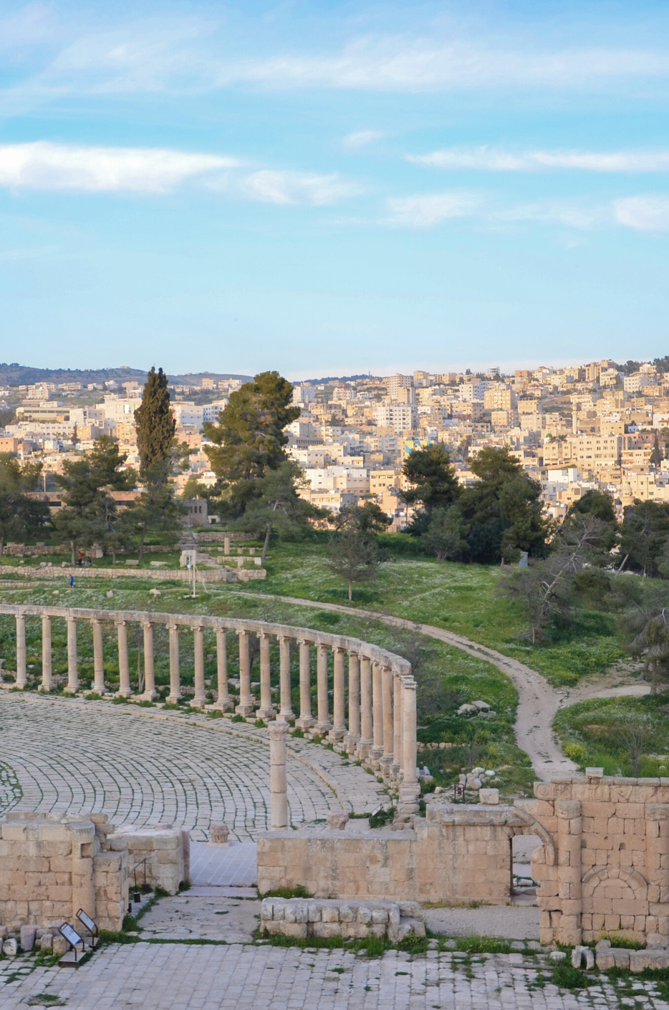 Die historische Stätte Gerasa oder Jerasch im nördlichen Jordanien