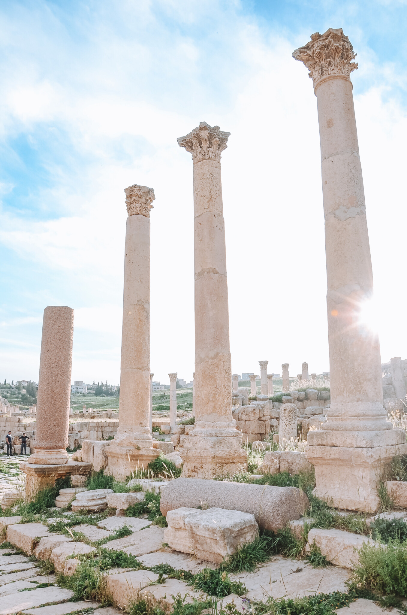 Römische Säulen in Jerash