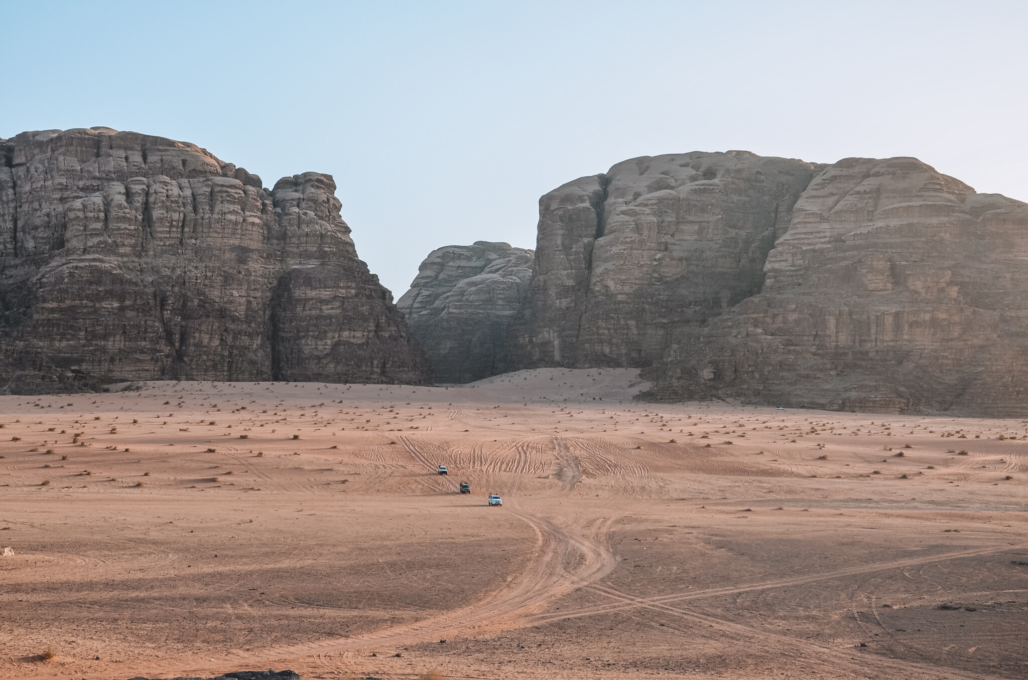 Die Sehenswürdigkeit Wadi Rum in Jordanien