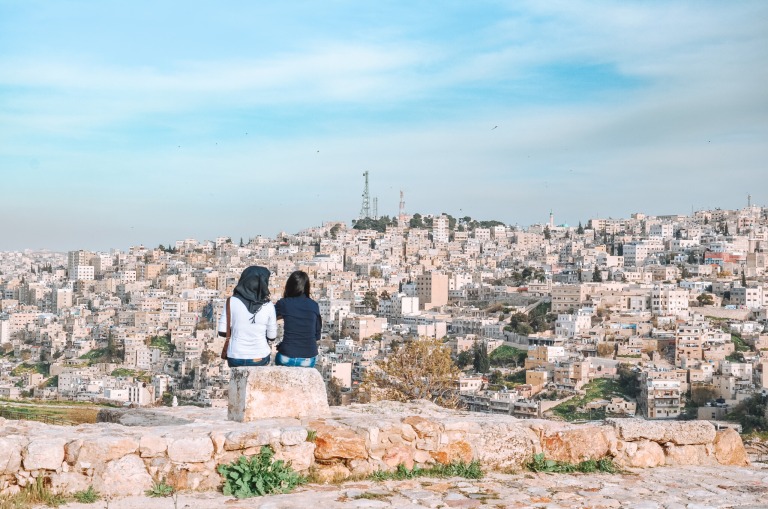 Ausblick von der Zitadelle von Amman