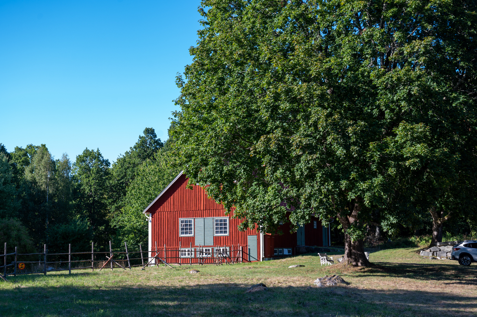 Typisch schwedisches Holzhaus in Småland
