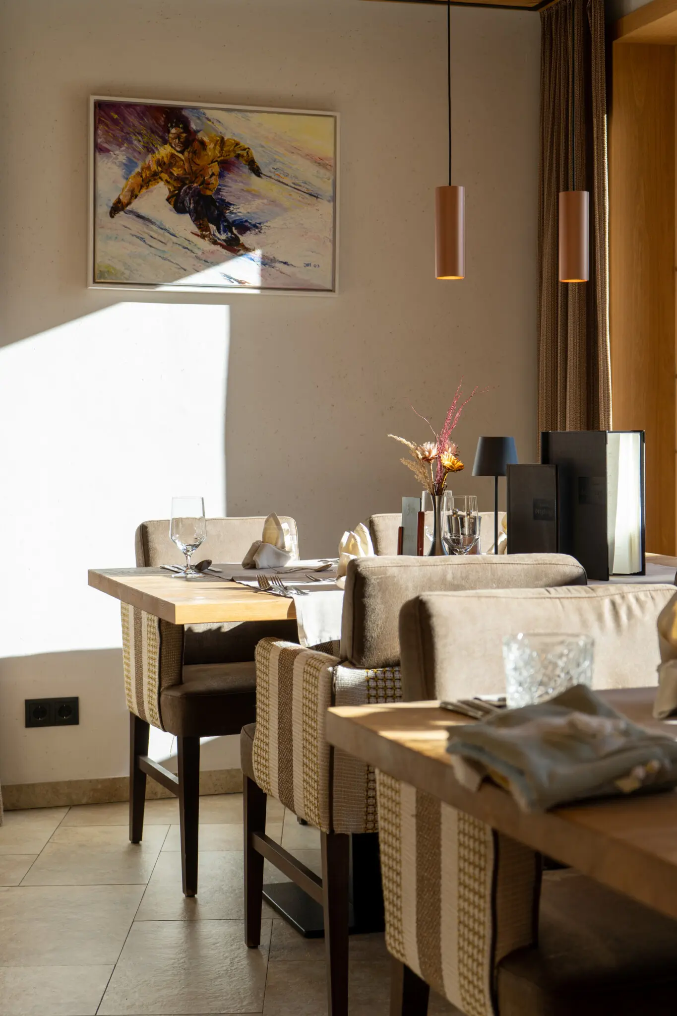 Restaurant im Alpinhotel Berghaus in Tux im Zillertal
