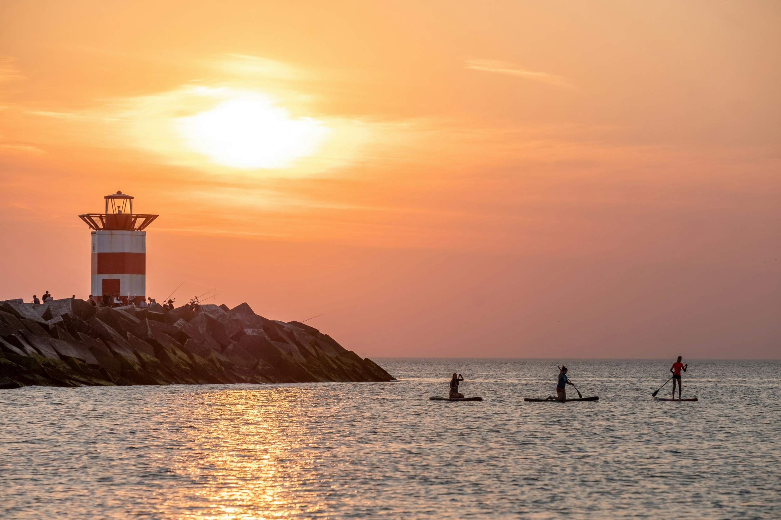 Egal, ob Surfen oder SUP'en – Scheveningen ist definitiv der richtige Ort für Wasserratten