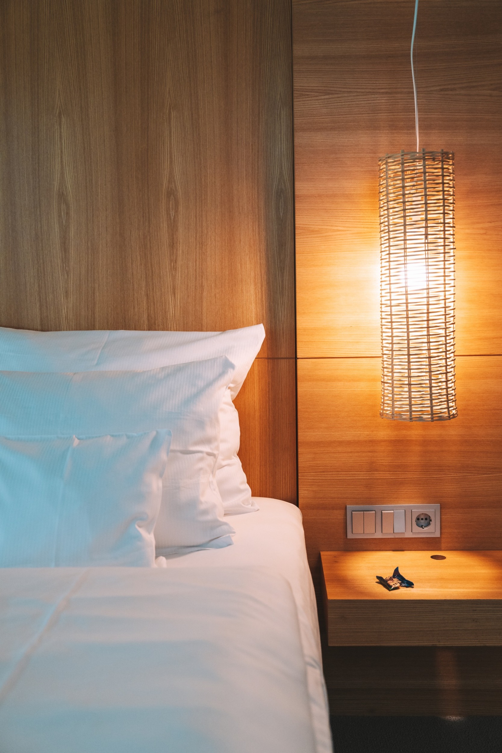 Bett im Lindner Hotel am Ku'Damm in Berlin