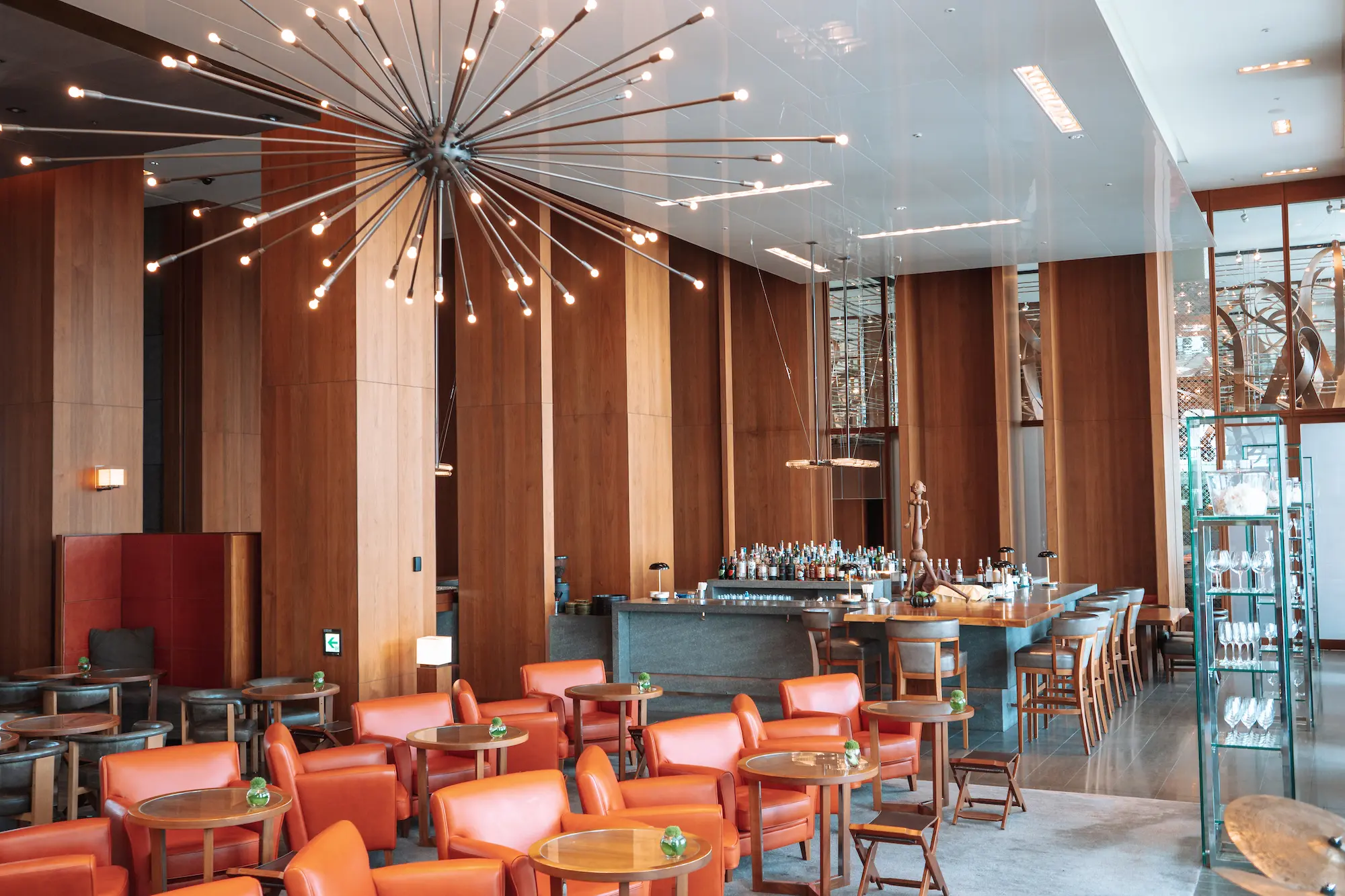 Das Restaurant ist ein echtes Design-Juwel