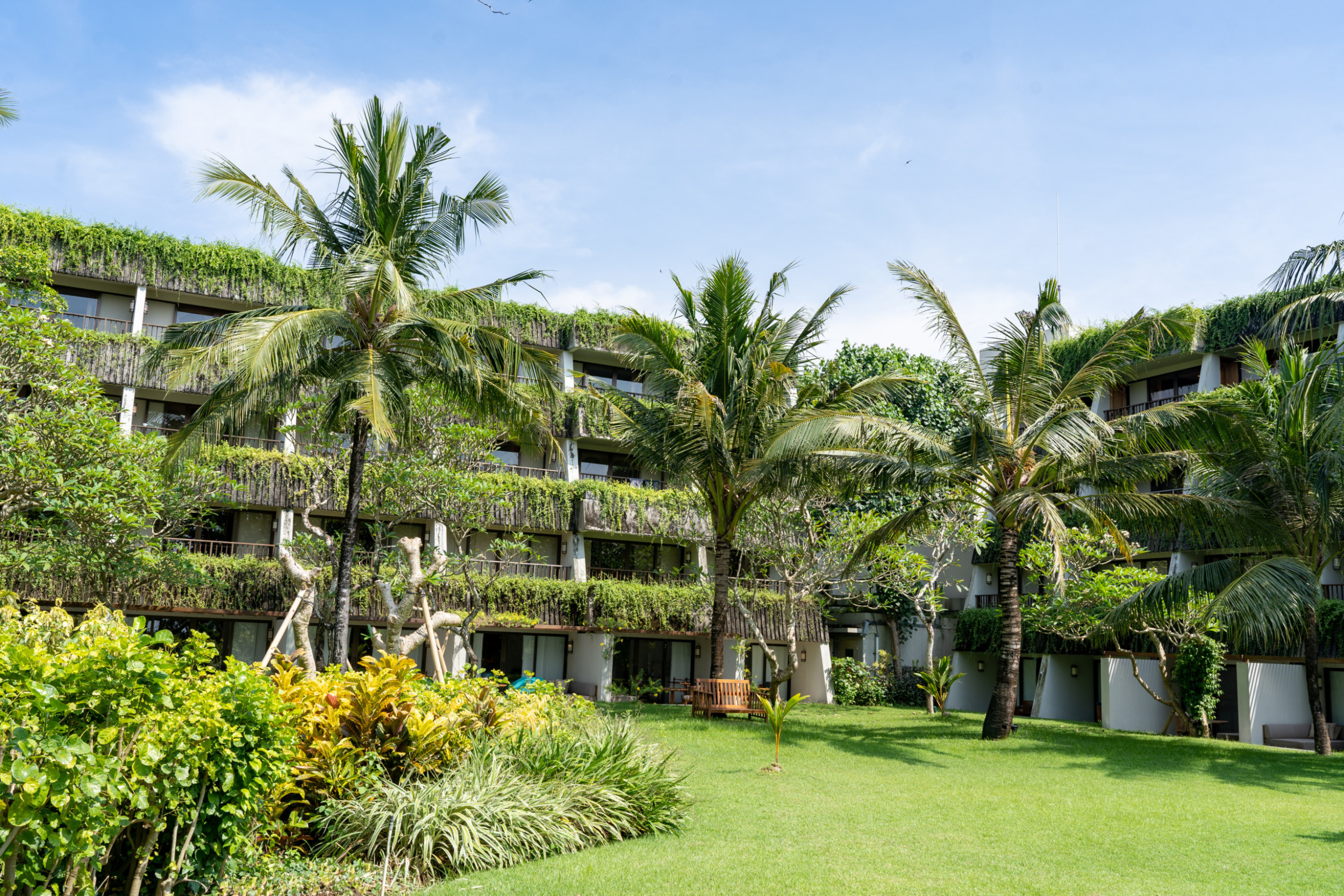 Das Hyatt Regency Bali besitzt extrem viel Grünflächen