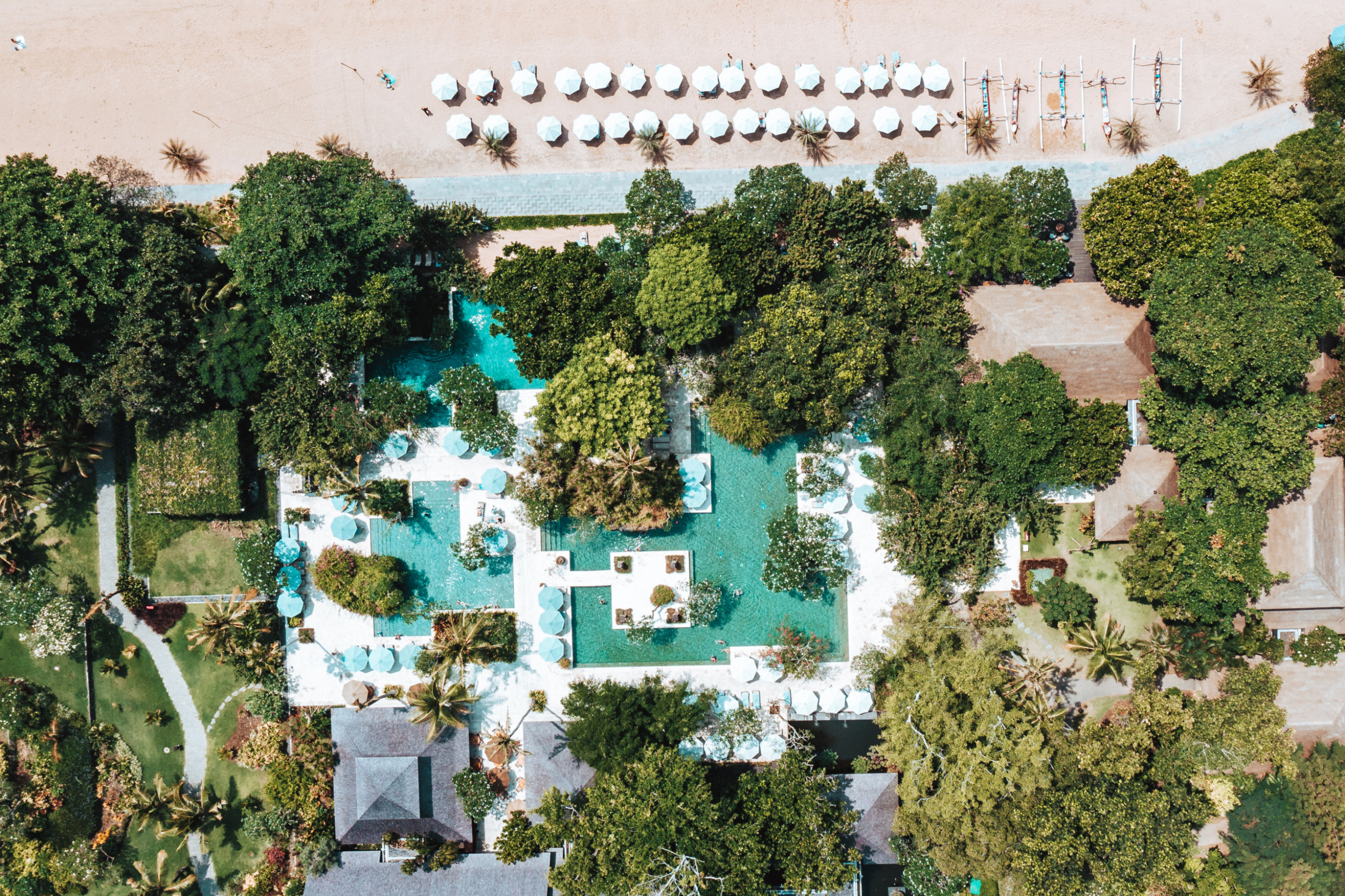 Das Hyatt Regency Bali befindet sich direkt am Strand von Sanur