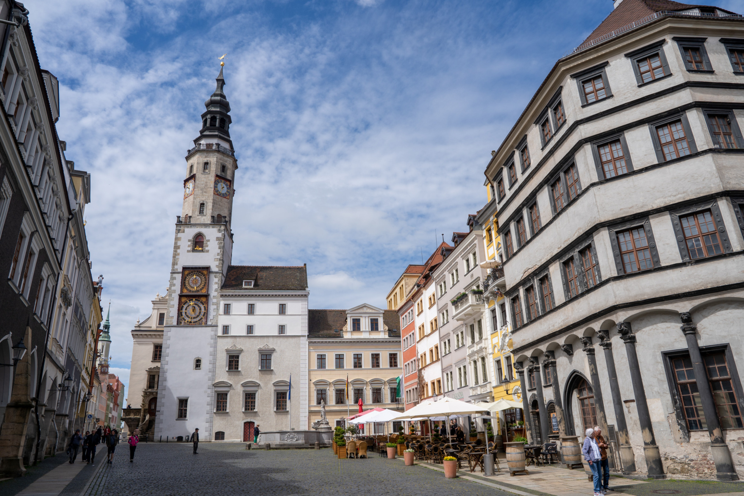 Das Rathaus von Görlitz gehört zu den bekanntesten Sehenswürdigkeiten von Görlitz