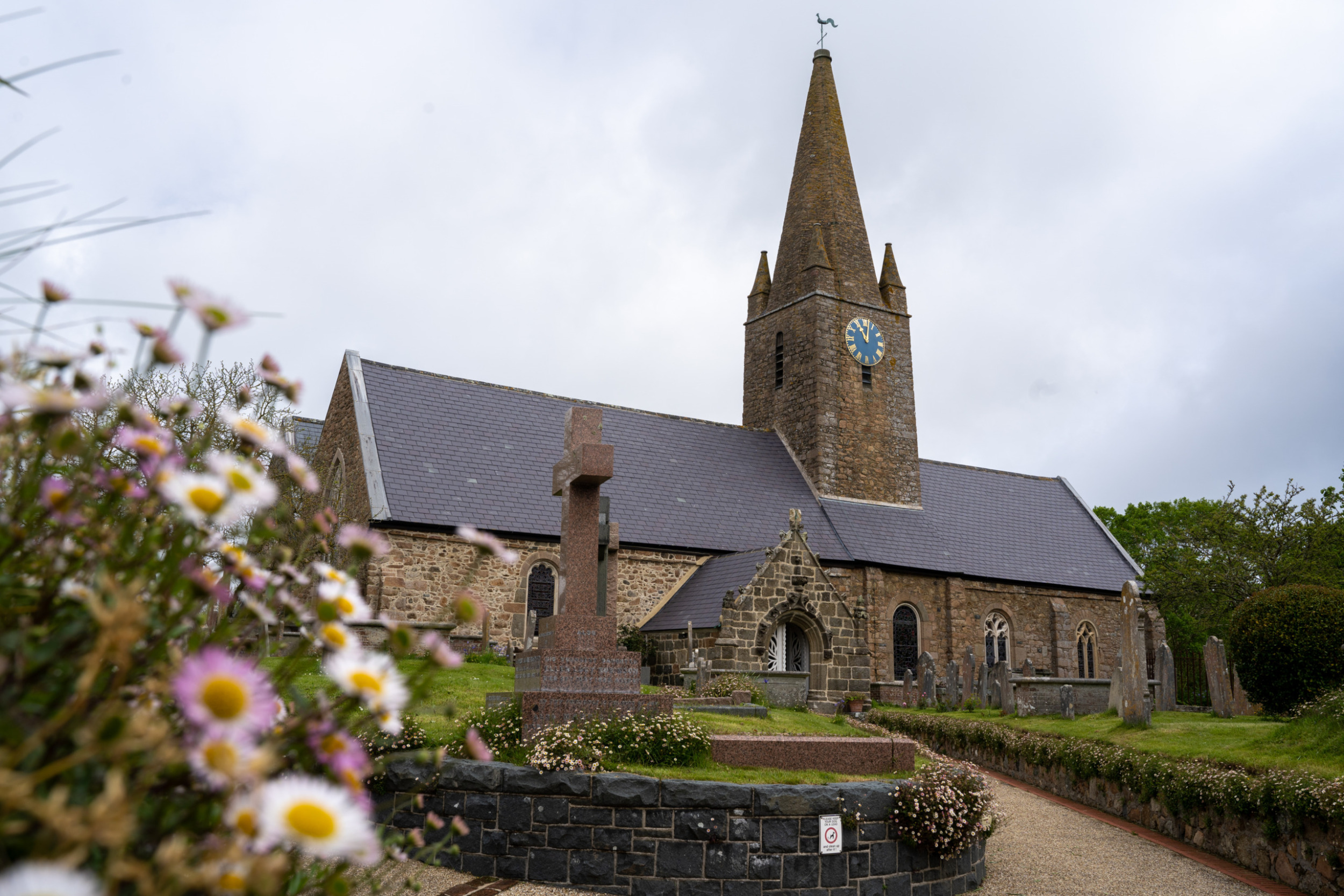 Die Castle Church befindet sich etwas außerhalb von St. Peter Port