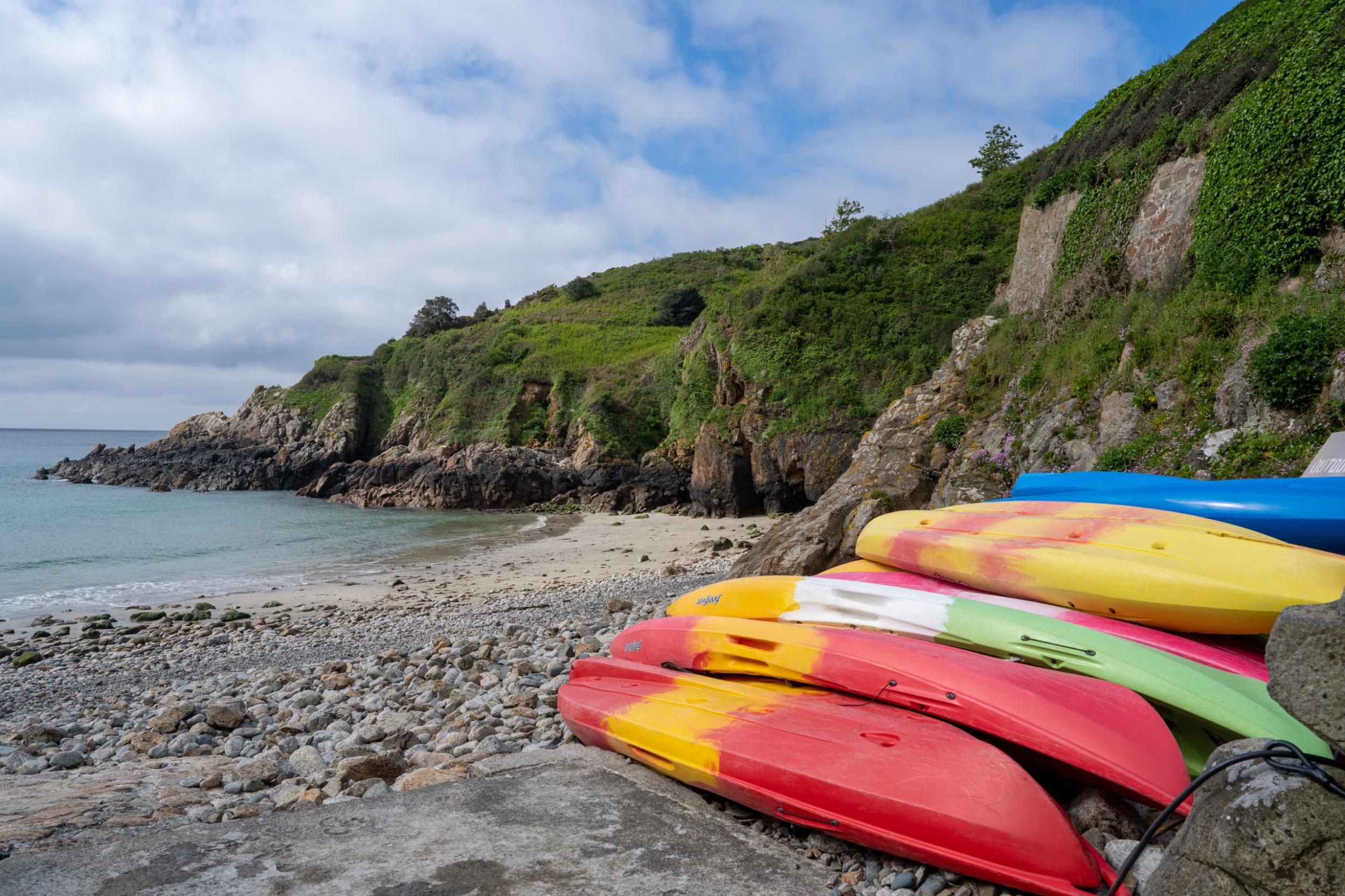 Guernsey eignet sich perfekt zum Kayaken