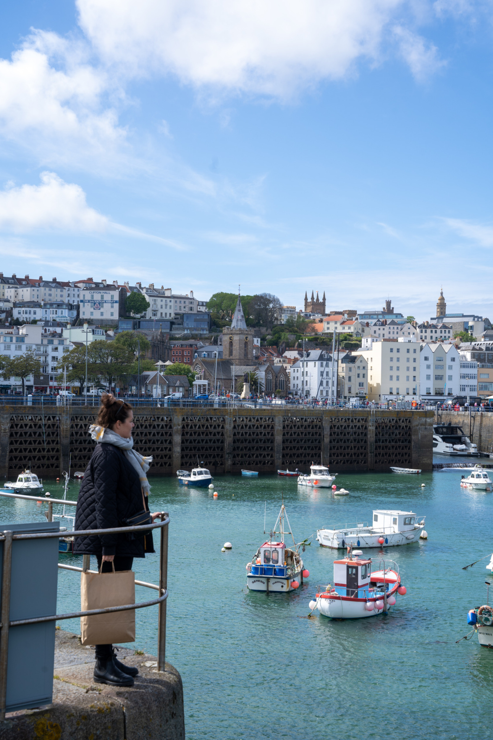 St. Peter Port in Guernsey