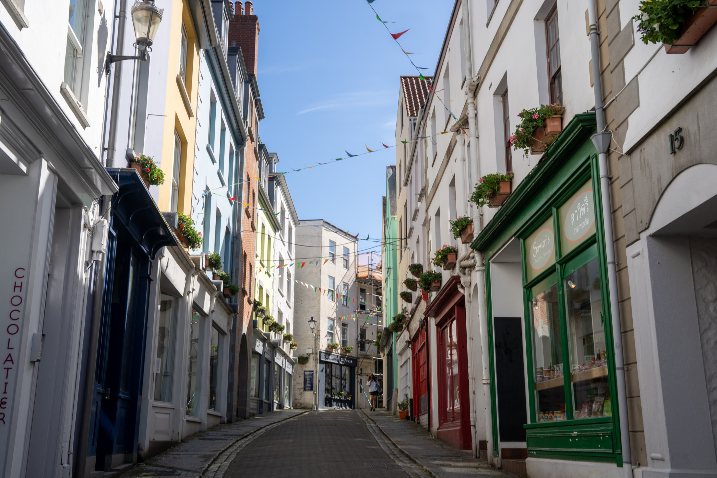 St. Peter Port hat eine richtig hübsche Altstadt