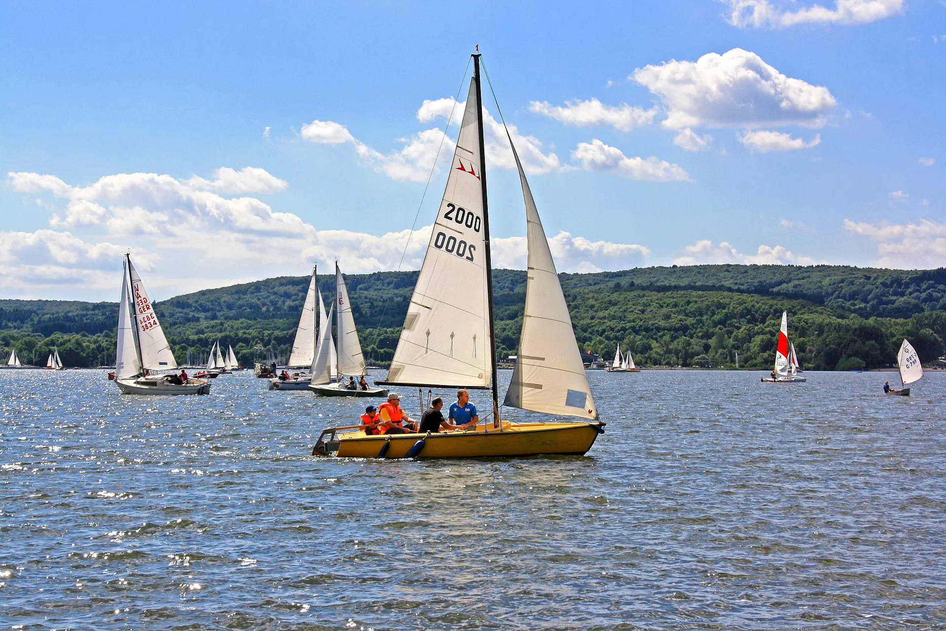 Der Bostalsee wurde als Stausee angelegt