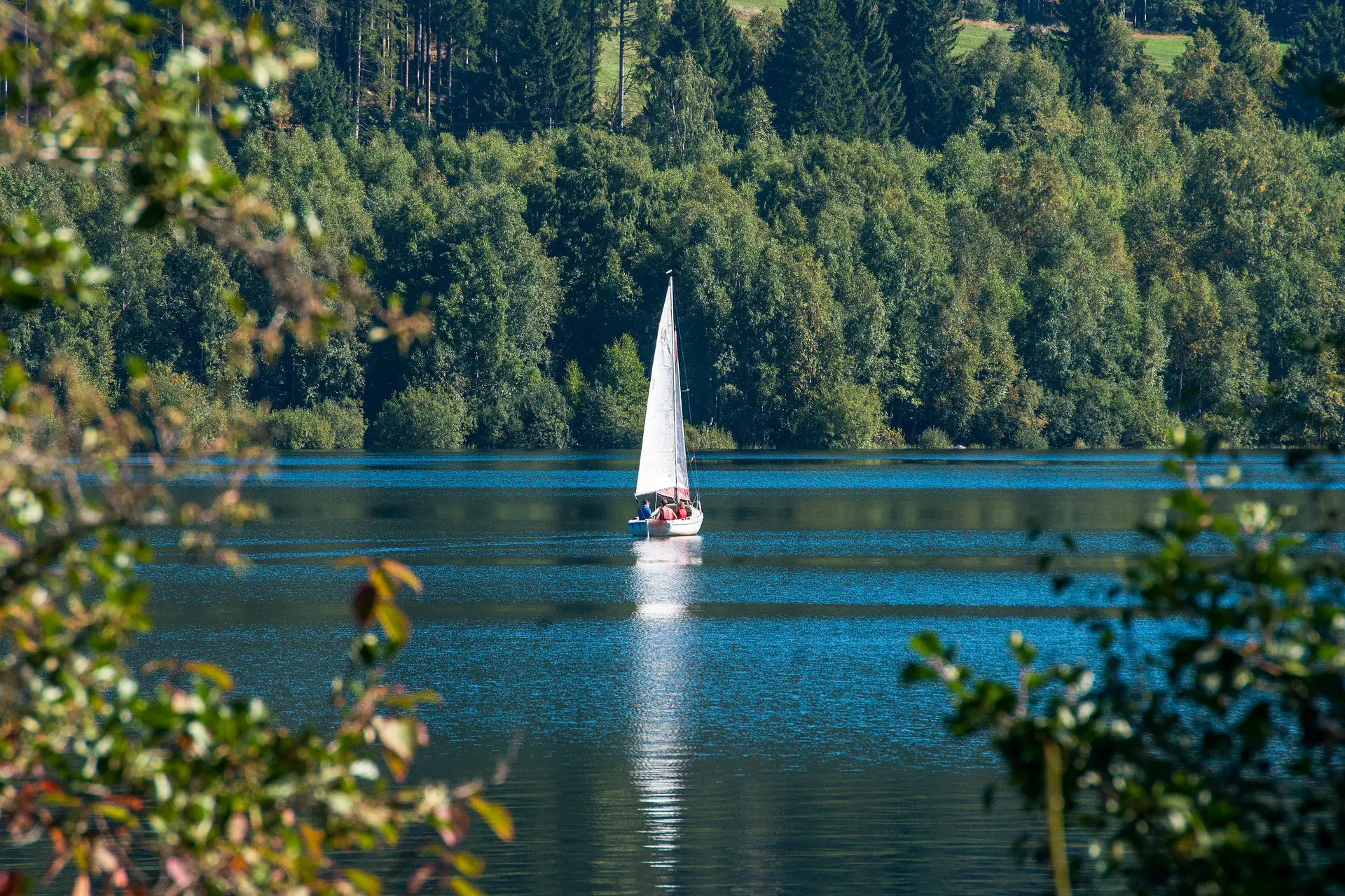 Der größte See im Schwarzwald ist der Schluchsee