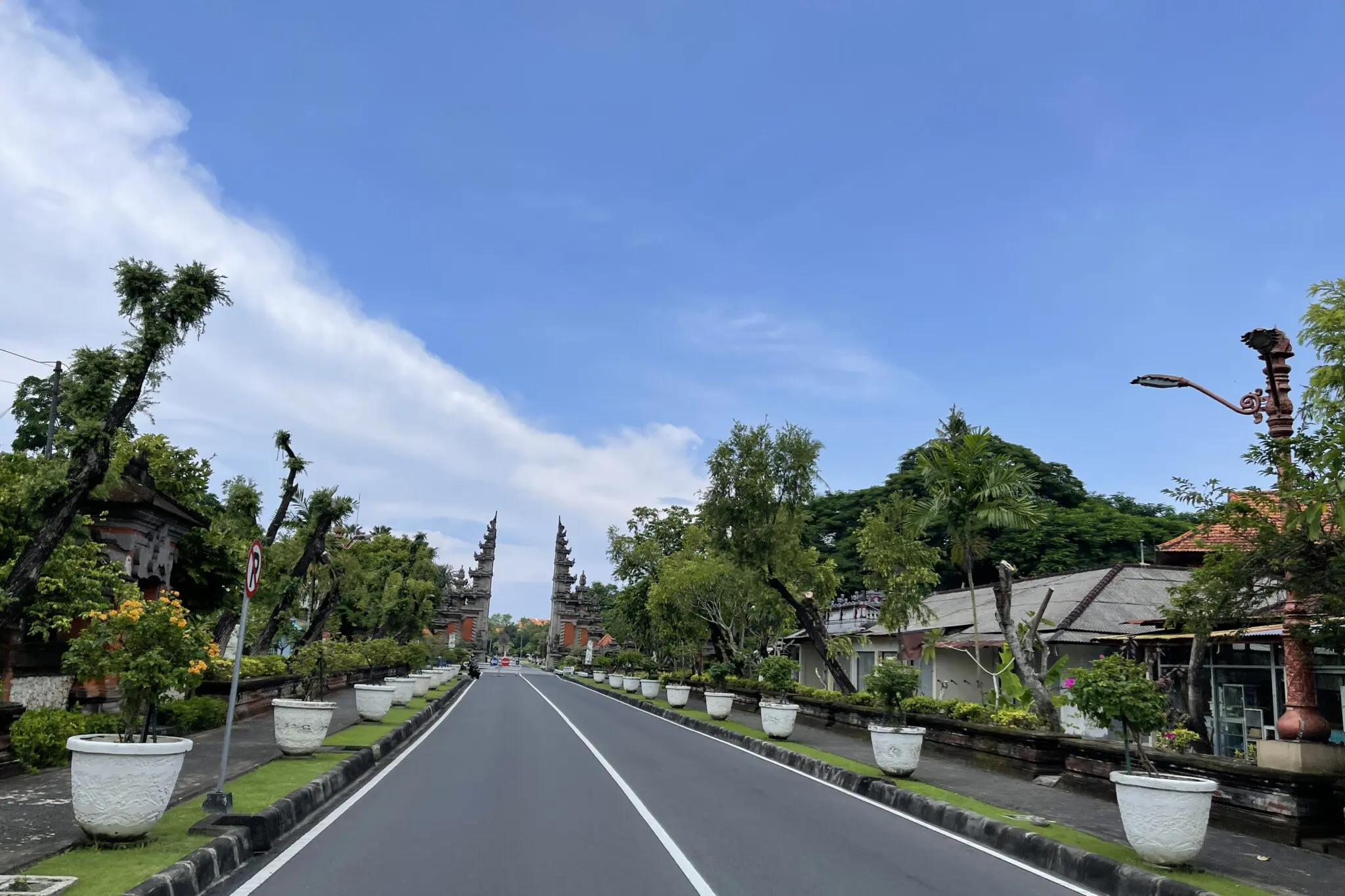 Die Infrastruktur in Nusa Dua ist gut ausgebaut