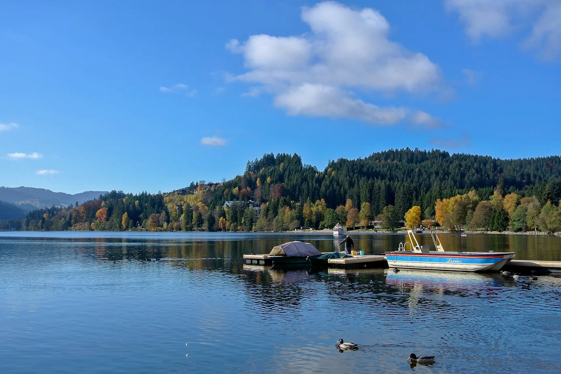 Der Titisee bedeckt eine Fläche von 1,3 Quadratkilometern