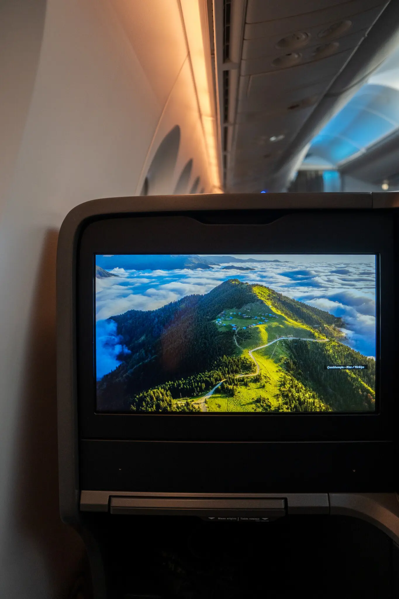 Monitore in der Turkish Airlines Business Class