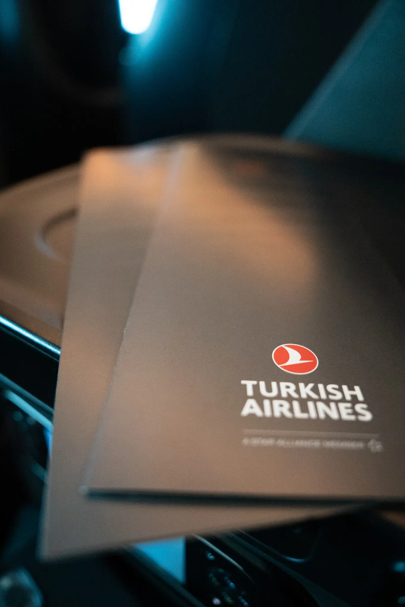Menükarten Turkish Airlines
