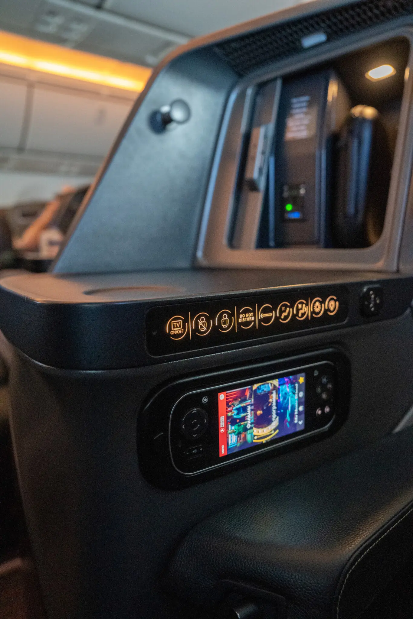 Fernbedienung Turkish Airlines Business Class