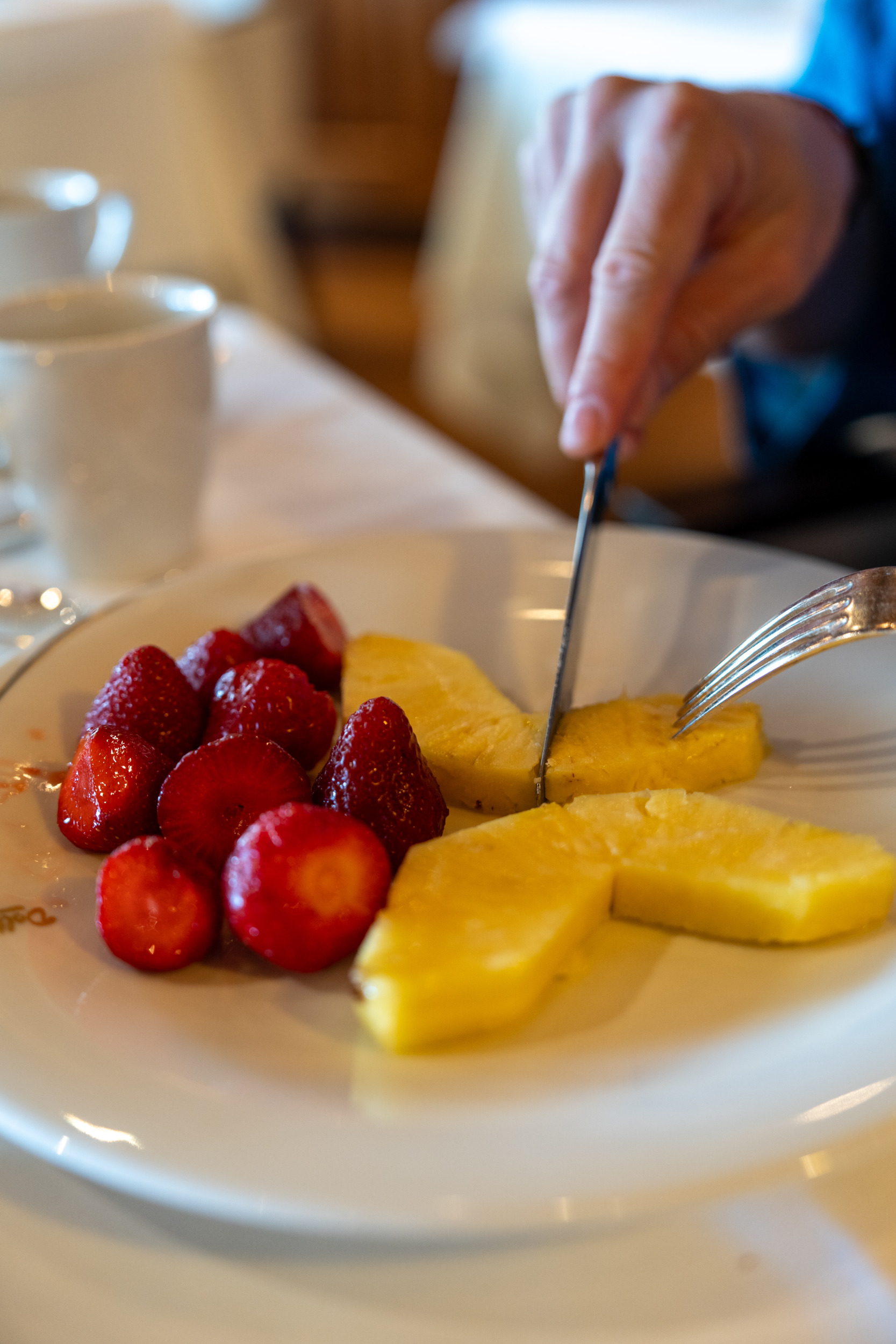Erdbeere und Ananas im Hotel Dollenberg