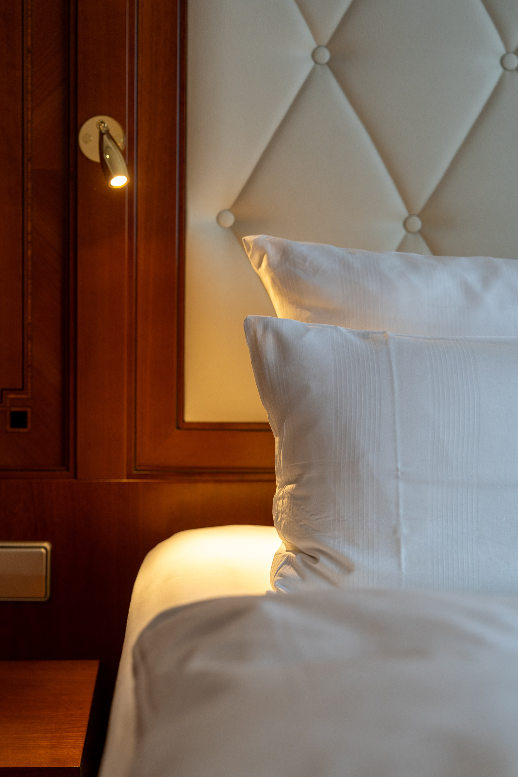 Bett im Hotel Dollenberg