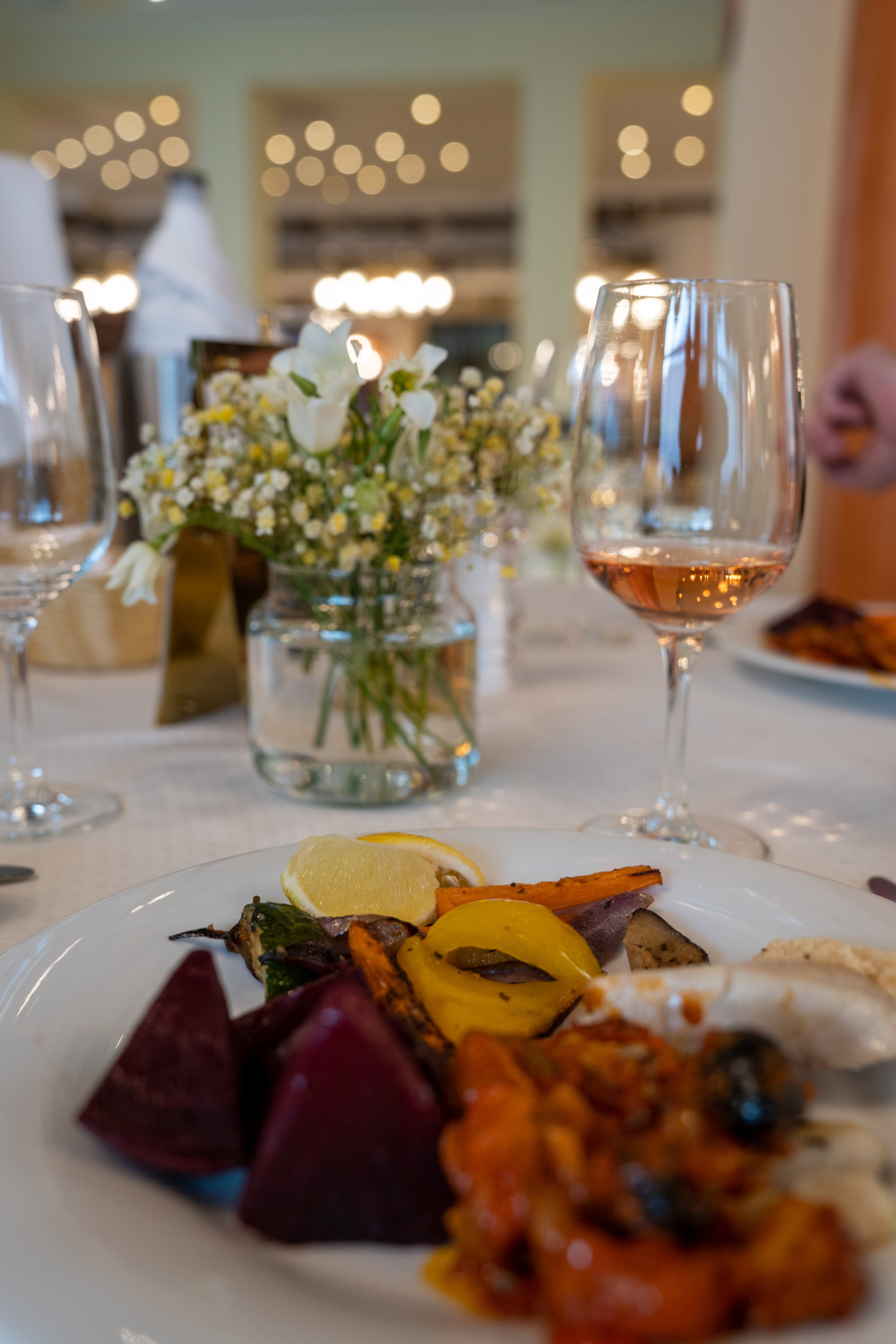 Abendessen im Hotel Nové Lázně